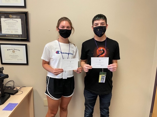 Commended Students