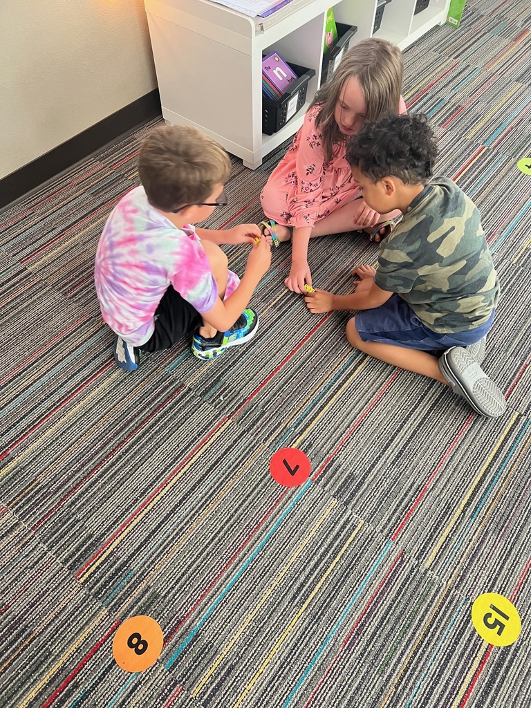 students rolling dice
