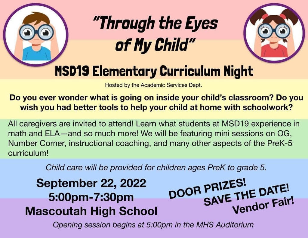 Elementary Curriculum Night