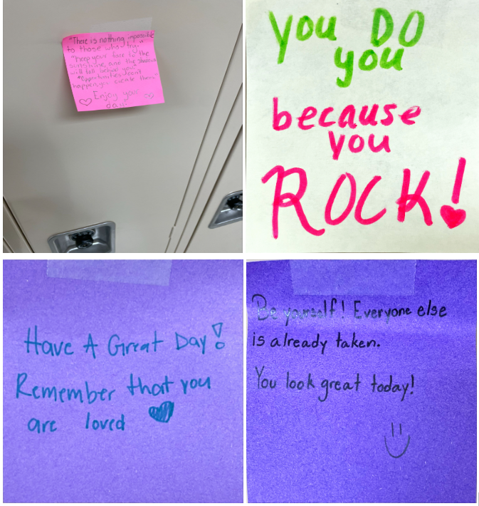 positive notes for on lockers