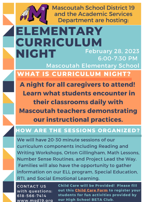 Join us on February 28th for a night of learning. 